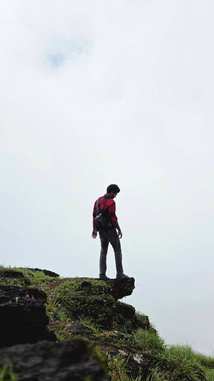 Ranga on a misty ridge
